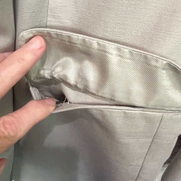 Banana Republic Men's Tailored Fit Linen Blazer Clay Sz 42L Career Professional - Picture 8 of 16